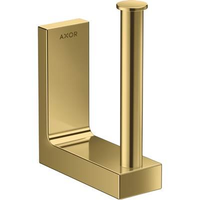 AXOR Universal Rectangular  Spare Roll Holder in Polished Gold Optic