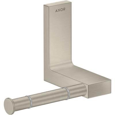 AXOR Universal Rectangular  Toilet Paper Holder in Brushed Nickel
