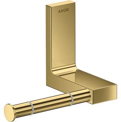 AXOR Universal Rectangular  Toilet Paper Holder in Polished Gold Optic by Axor