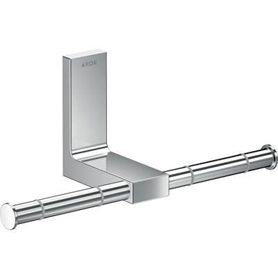 AXOR Universal Rectangular  Toilet Paper Holder Double in Chrome