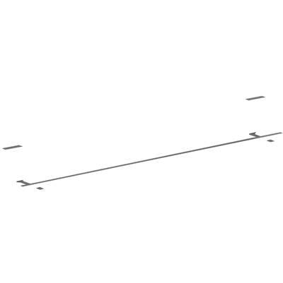 AXOR Universal Rectangular  Towel Bar, 24''  in Brushed Black Chrome by Axor