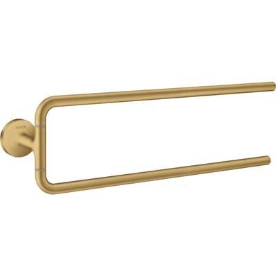 AXOR Universal Circular Double Towel Bar, 20'' in Brushed Gold Optic