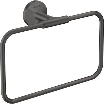 AXOR Universal Circular Towel Ring in Brushed Black Chrome by Axor