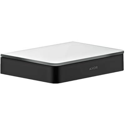 AXOR Universal SoftSquare Shelf 6'' in Matte Black by Axor