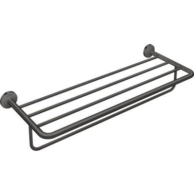 AXOR Universal Circular Towel Rack, 24'' in Brushed Black Chrome