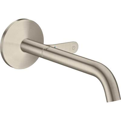 Axor ONE Wall-mounted Single-handle Faucet Select, 1.2 GPM - Brushed Nickel