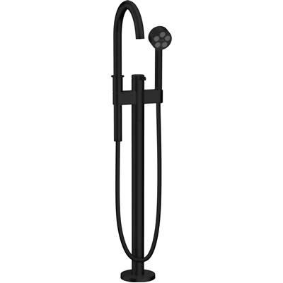 AXOR ONE Freestanding Tub Filler Trim with 1.75 GPM Handshower in Matte Black