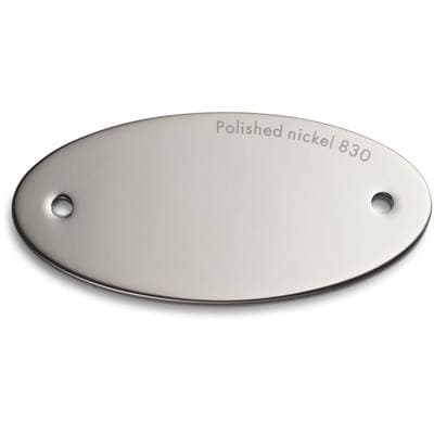Axor Finish Sample Chip - Polished Nickel by Axor