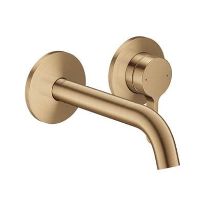 Axor One Wall-mounted Single-handle Faucet- Lever Handle, 1.2 GPM - Brushed Bronze