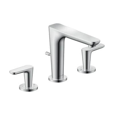 Axor Citterio C Widespread Faucet 125 with Pop-up Drain, 1.2 GPM in - Chrome