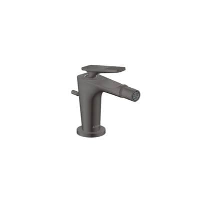 Axor Citterio C Single-hole Bidet with Pop-up Drain- Cubic Cut - Brushed Black Chrome by Axor
