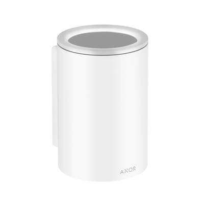 Axor Universal Circular Toothbrush Tumbler in - Matte White