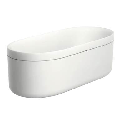 Axor Suite Tubs Round with Pop-up Drain, 74 1/8'' in - Chrome by Axor