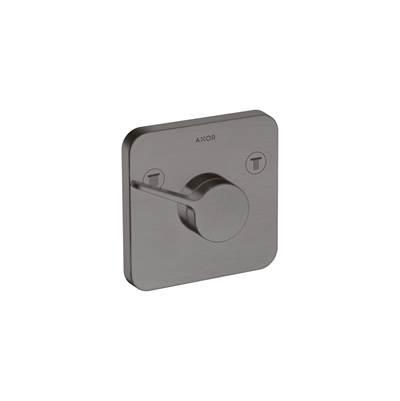 AXOR ONE Showerhead Diverter Trim in Brushed Black Chrome by Axor