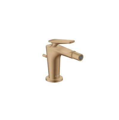 AXOR Citterio C Single-Hole Bidet with Pop-Up Drain in Brushed Bronze