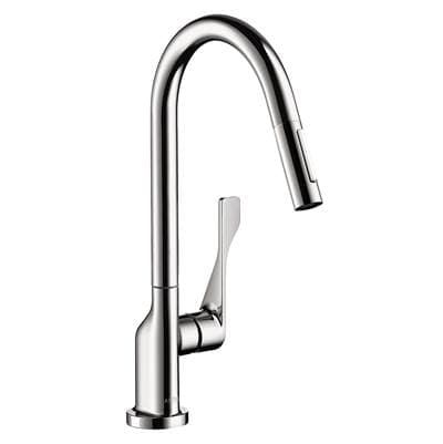 Axor Citterio Higharc Kitchen Faucet 2-Spray Pull-down, 1.5 GPM - Chrome by Axor