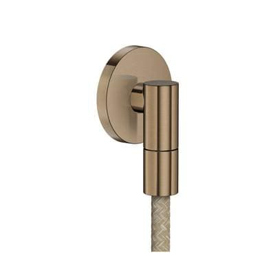 Axor Showersolutions Wall Outlet Round with Check Valves - Brushed Bronze
