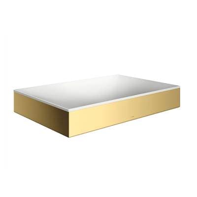 Axor Suite Sinks Square Sink Without Overflow, 23 5/8'' X 15 3/4'' - Polished Gold Optic by Axor