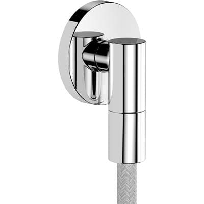 Axor Showersolutions Wall Outlet Round with Check Valves - Chrome