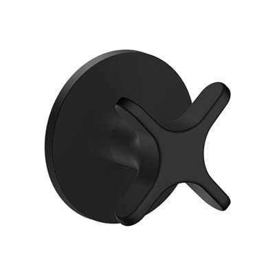 Axor One Volume Control, Cross Handle in Matt Black - Matte Black by Axor