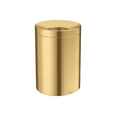 AXOR Universal Circular Waste Bin in Brushed Gold Optic