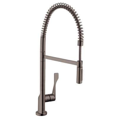 Axor Citterio Semi-pro Kitchen Faucet 2-Spray, 1.75 GPM - Brushed Black Chrome by Axor