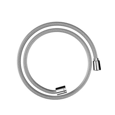 Axor Showersolutions Textile Hose with Cylindircal and Conical Nut, 49'' - Chrome by Axor
