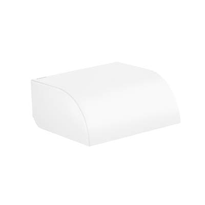 Axor Universal Circular Roll Holder with Cover in - Matte White by Axor