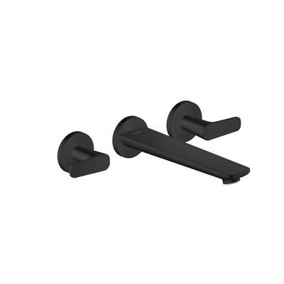 AXOR Citterio C 3-Hole Wall-Mounted Tub Filler in Matte Black