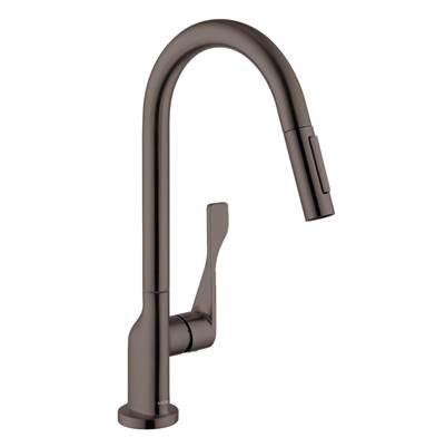 AXOR Citterio  HighArc Kitchen Faucet 2-Spray Pull-Down, 1.75 GPM in Brushed Black Chrome by Axor