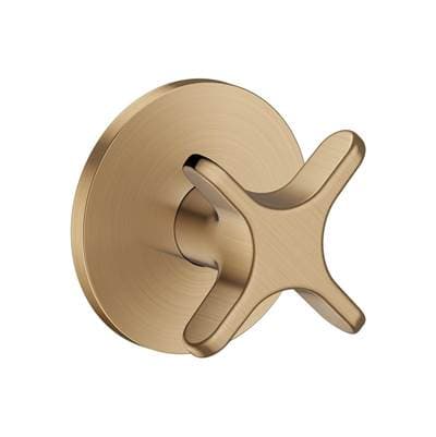 Axor One Volume Control, Cross Handle - Brushed Bronze by Axor