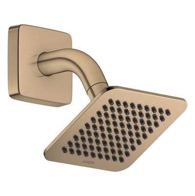 Axor Citterio C Showerhead 120/120 1-Jet with Showerarm, 1.8 GPM - Brushed Bronze by Axor