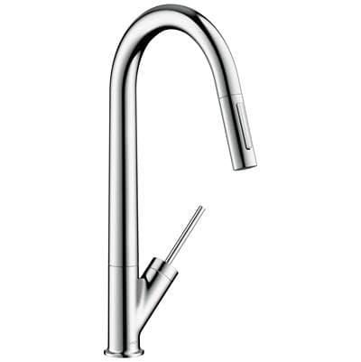 Axor Starck Higharc Kitchen Faucet 2-Spray Pull-down, 1.5 GPM - Chrome by Axor