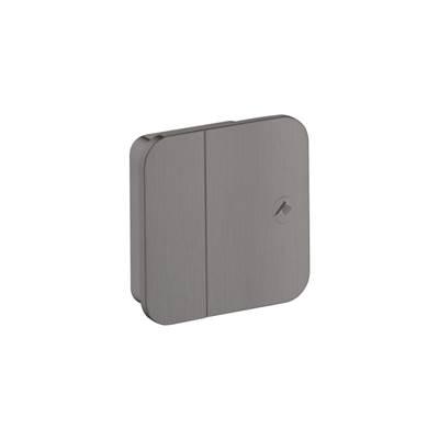 AXOR ONE On/Off Shut Off Trim Trim in Brushed Black Chrome by Axor