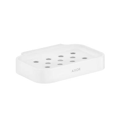 Axor Universal Circular Soap Dish in - Matte White by Axor
