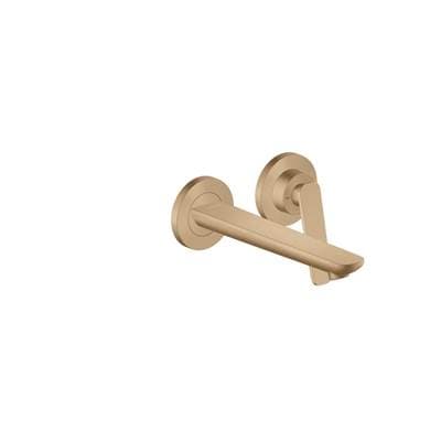 Axor Citterio C Wall-mounted Single-handle Faucet, 1.2 GPM - Brushed Bronze by Axor