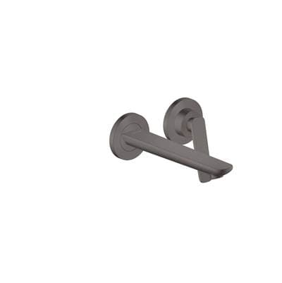 Axor Citterio C Wall-mounted Single-handle Faucet- Cubic Cut, 1.2 GPM - Brushed Black Chrome by Axor