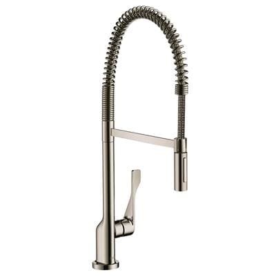 Axor Citterio Semi-pro Kitchen Faucet 2-Spray, 1.75 GPM - Polished Nickel by Axor