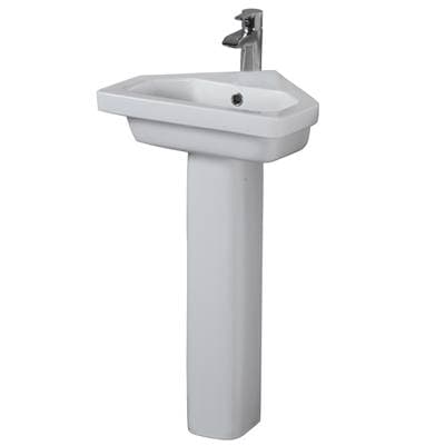 Barclay Resort Corner Basin Only, White-1 Hole by Barclay