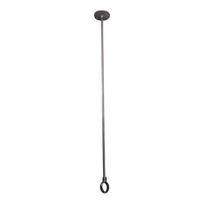 Barclay Ceiling Support, 28'', W/flange Adjustable - Polished Chrome by Barclay
