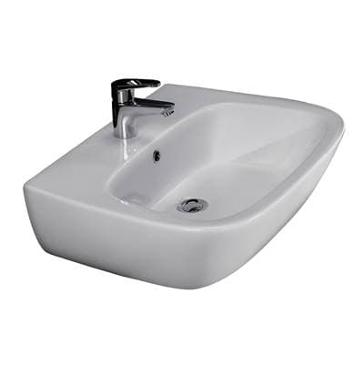 Barclay Elena 450 Wall-hung Basin 1 Hole - White by Barclay