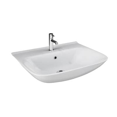 Barclay Eden 520 Wall-hung Basin, 1-Hole - White