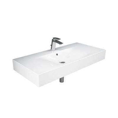 Barclay Des 1010 Wall-hung Basin 4'' Centerset - White