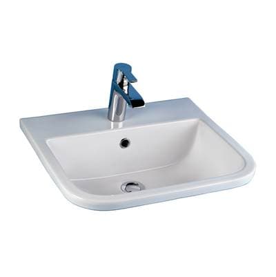 Barclay Series 600 20'' Drop-in Basin 8'' Cc - White by Barclay