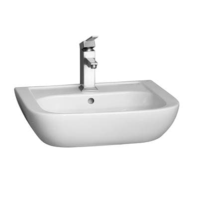 Barclay Caroline 450 Wall-hung Basin, White-1 Hole by Barclay