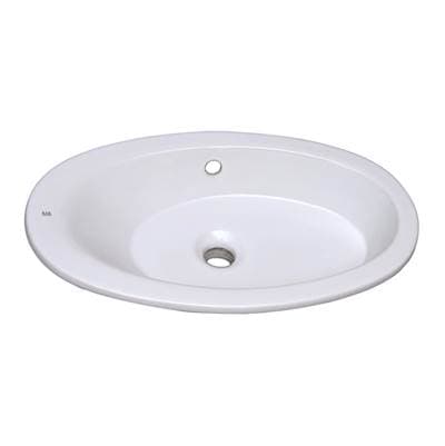 Barclay Infinity Drop-in Basin, 22'' - White by Barclay