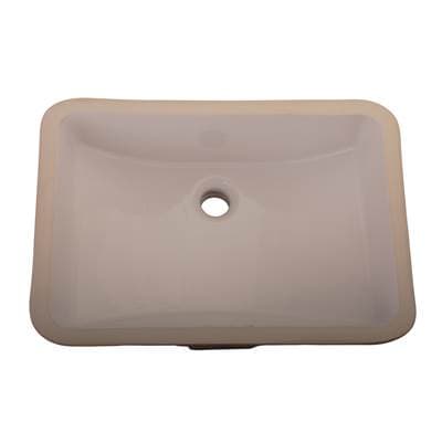 Barclay Cleo Undercounter Basin, 18'' X 12'' ID - Bisque by Barclay