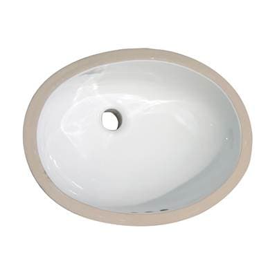 Barclay Rosa 500 Undercounter, Dbl Glzd, 19-1/2X16-3/8 - White by Barclay