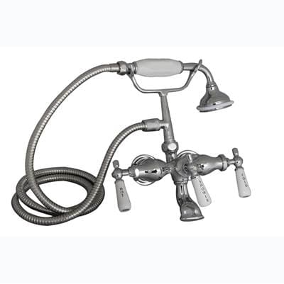 Barclay Elephant Spout, Hand Held Shower - Polished Chrome