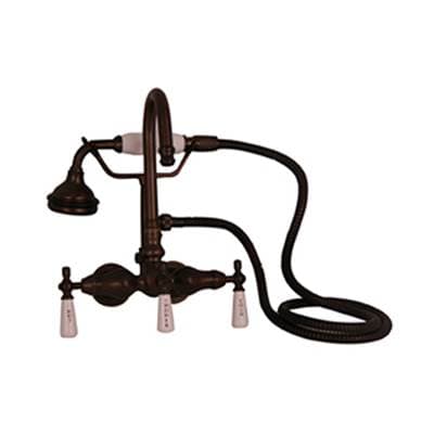 Barclay Hand Shower Faucet W/code Spt, Porc Hdles - Oil Rubbed Bronze by Barclay